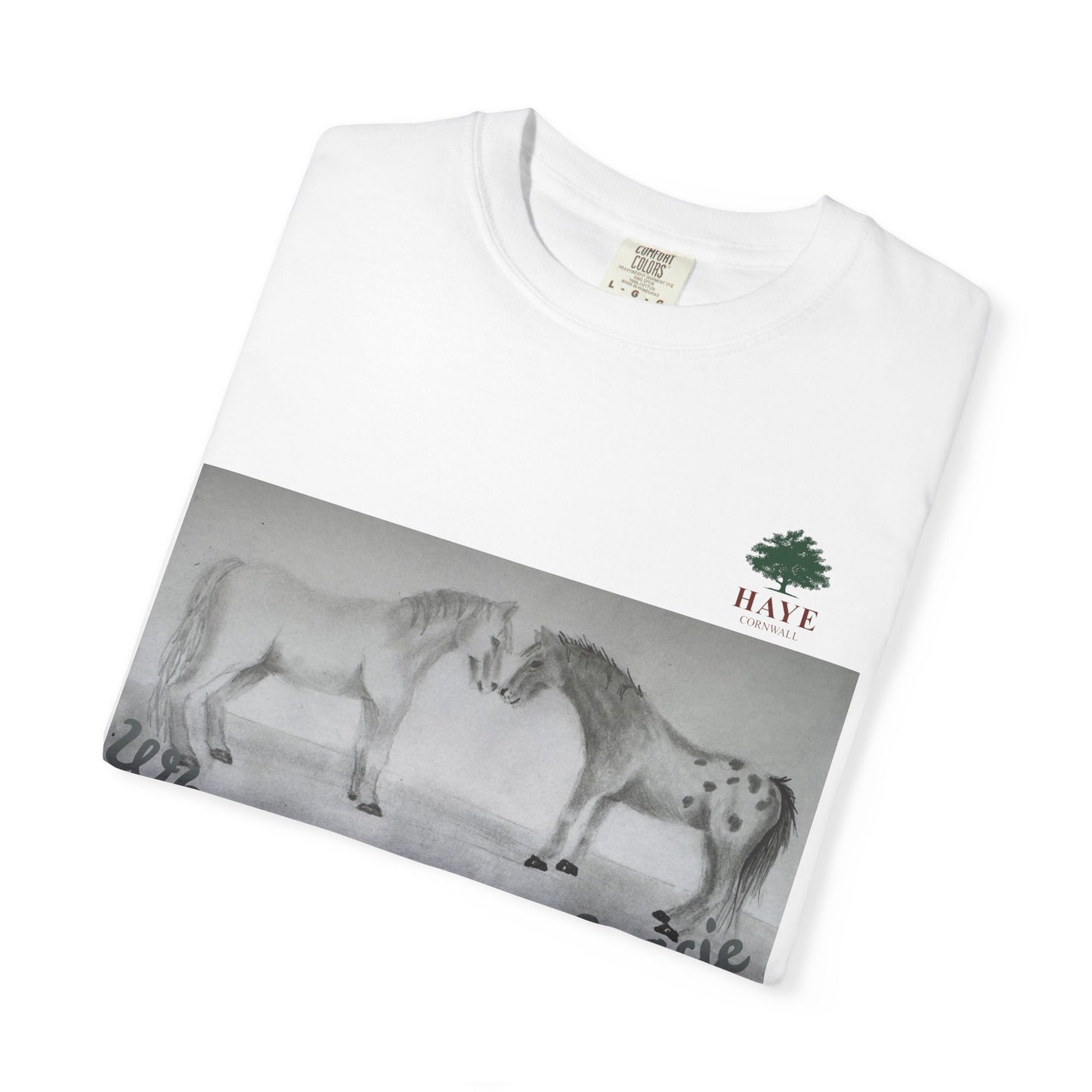 US ONLY Unisex Tee "When Leo Met Gracie" from Haye Cornwall animal sanctuary